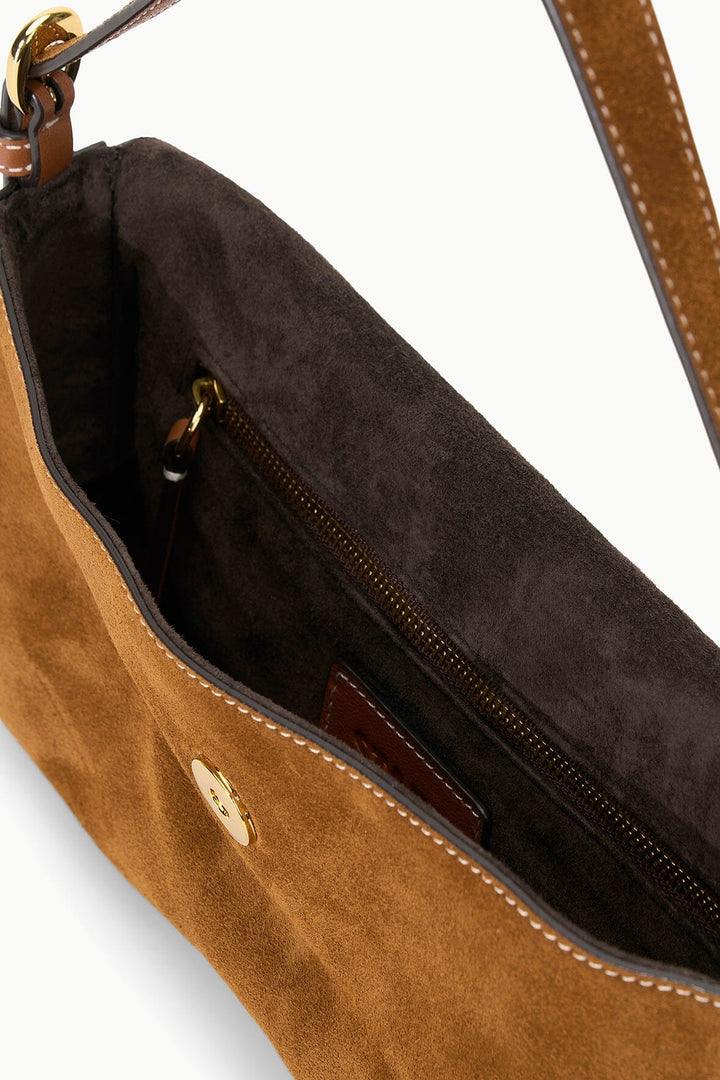 HARLOW BAG - Tan Suede
