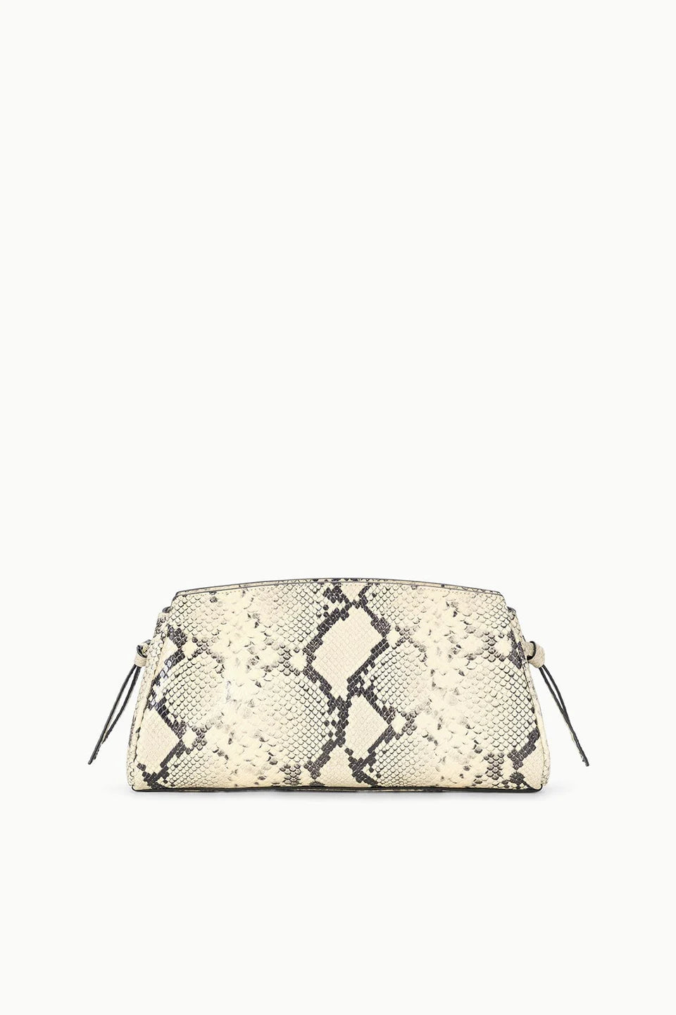 MAUDE CONVERTIBLE CLUTCH - White Snake