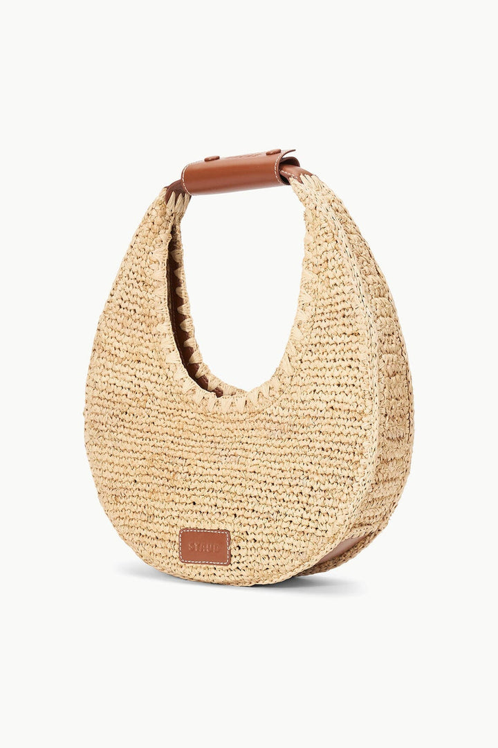 MOON RAFFIA BAG - NATURAL RAFFIA