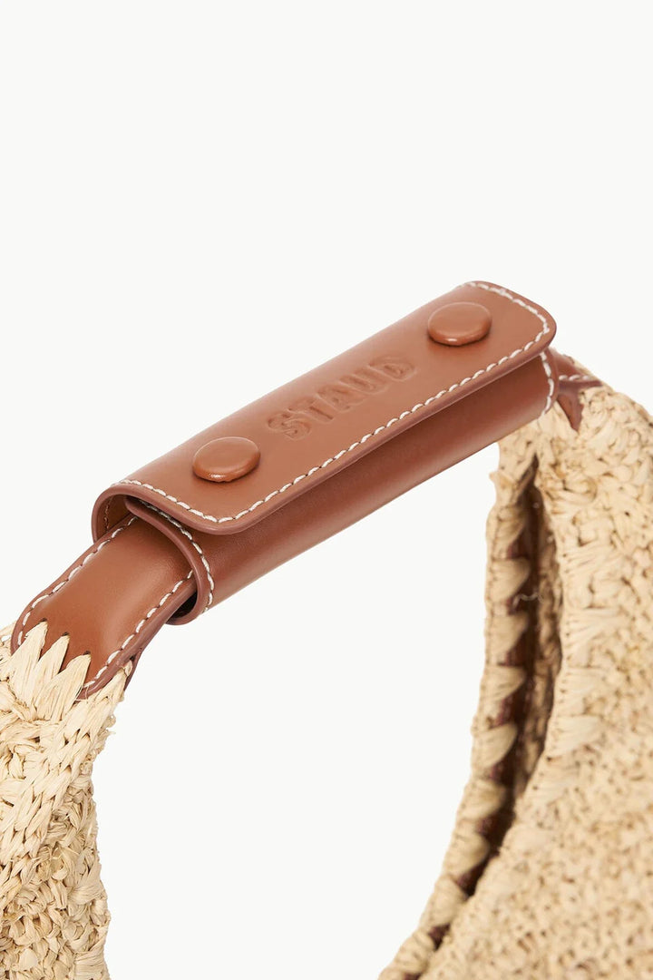 MOON RAFFIA BAG - NATURAL RAFFIA