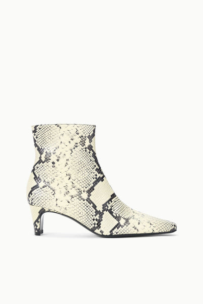 WALLY ANKLE BOOT - WHITE SNAKE