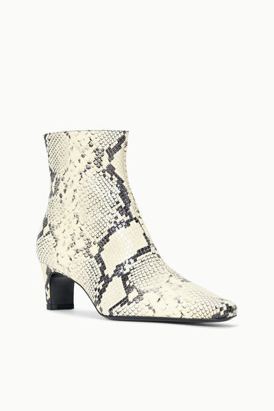 WALLY ANKLE BOOT - WHITE SNAKE