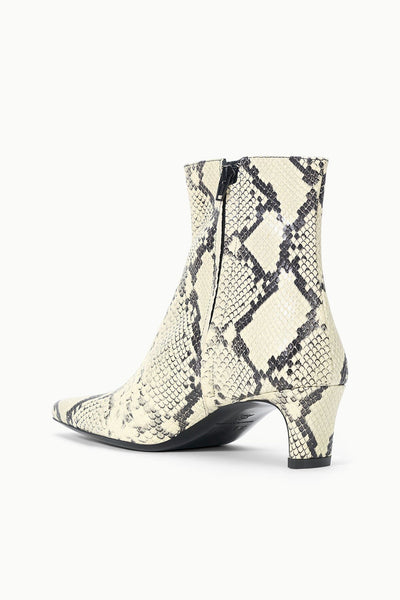 WALLY ANKLE BOOT - WHITE SNAKE