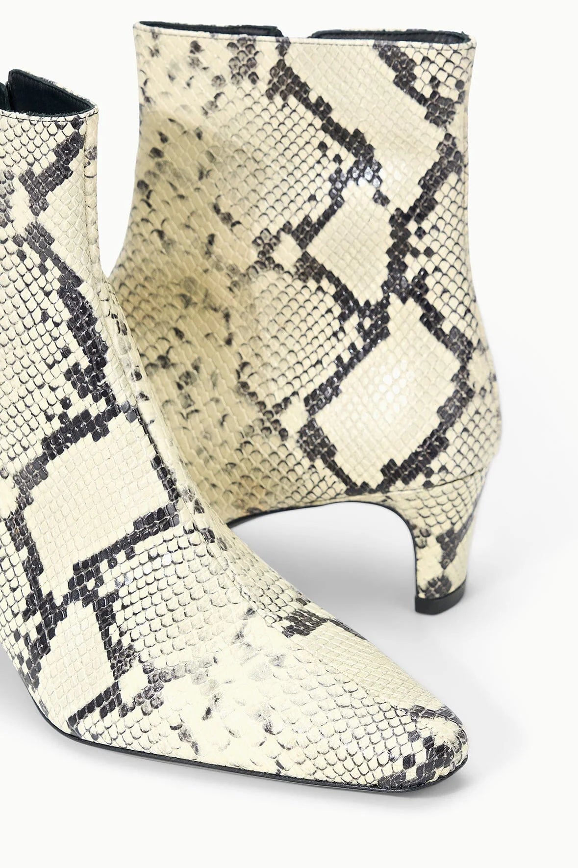WALLY ANKLE BOOT - WHITE SNAKE