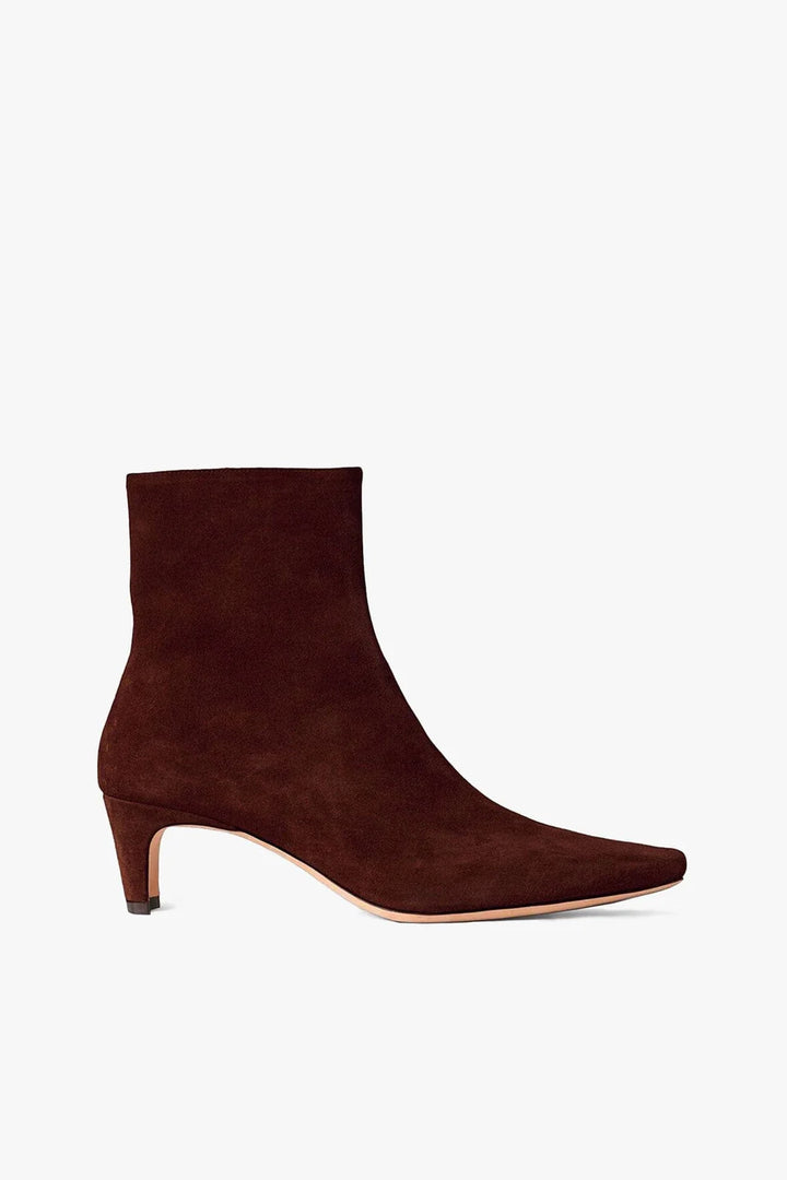 WALLY ANKLE BOOT - MAHOGANY SUEDE
