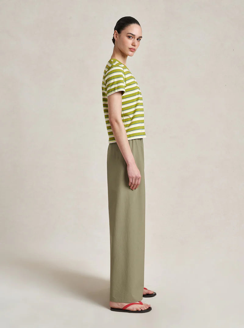 Striped Molly Tee - Pistachio