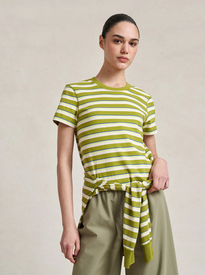 Striped Molly Tee - Pistachio
