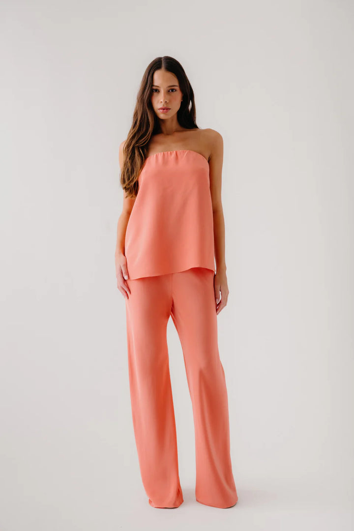 Naomi Pull on Pant - Coral