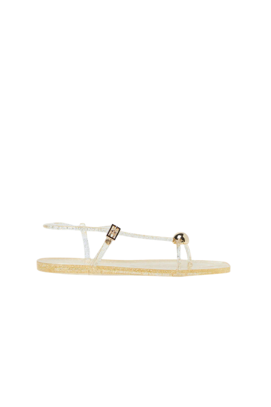 Dana Strappy Jelly Sandal - Champagne