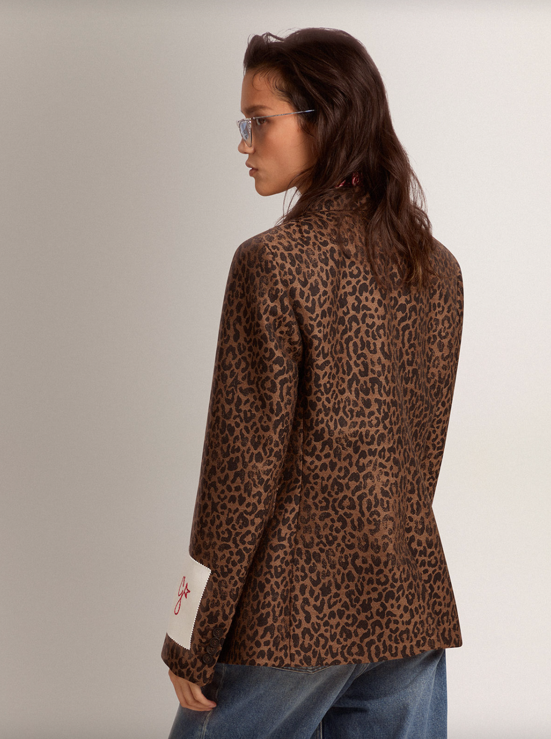 Single-breasted Blazer - Leopard