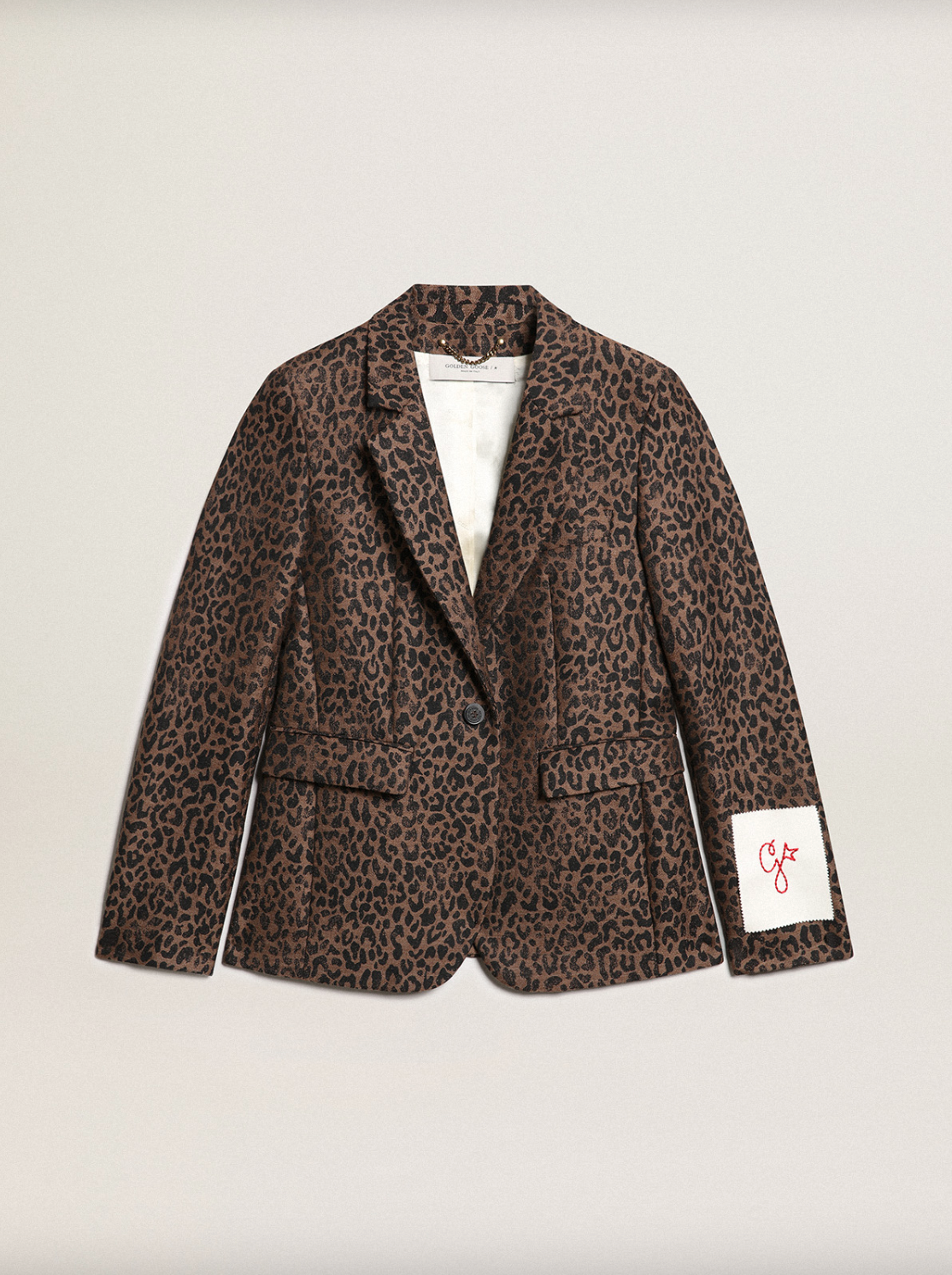Single-breasted Blazer - Leopard