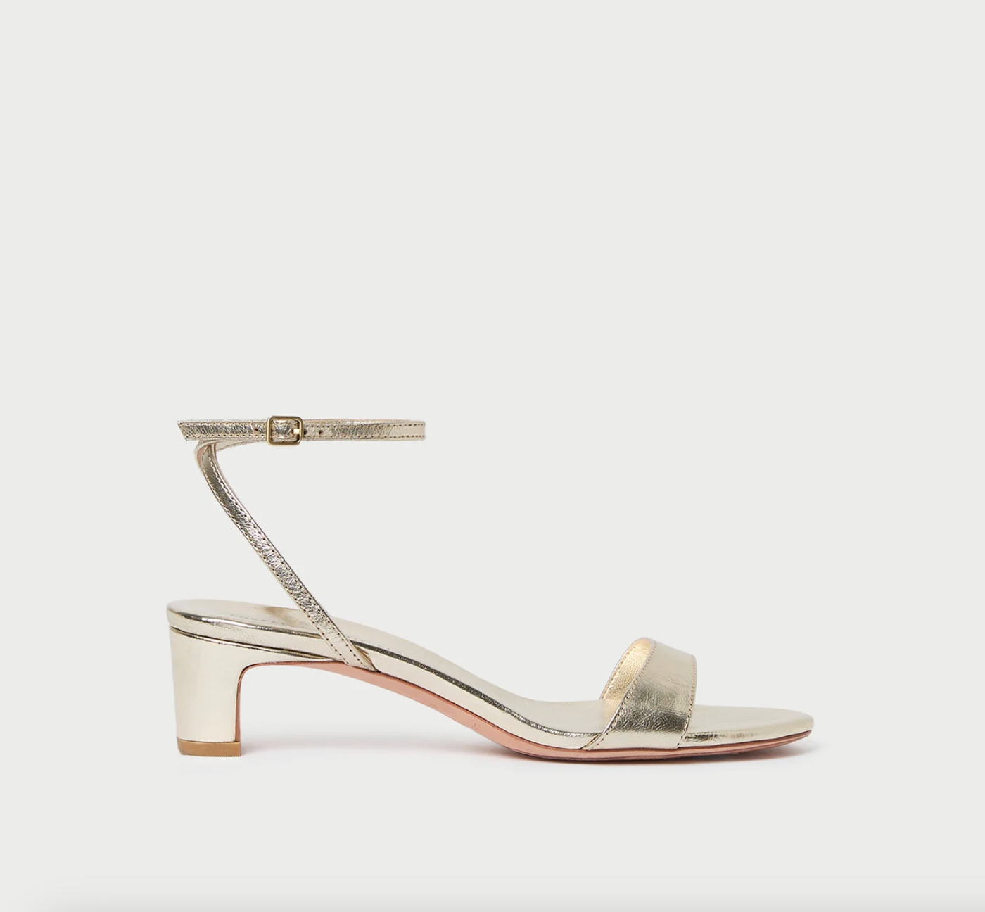 Alice Leather Sandal - Champagne