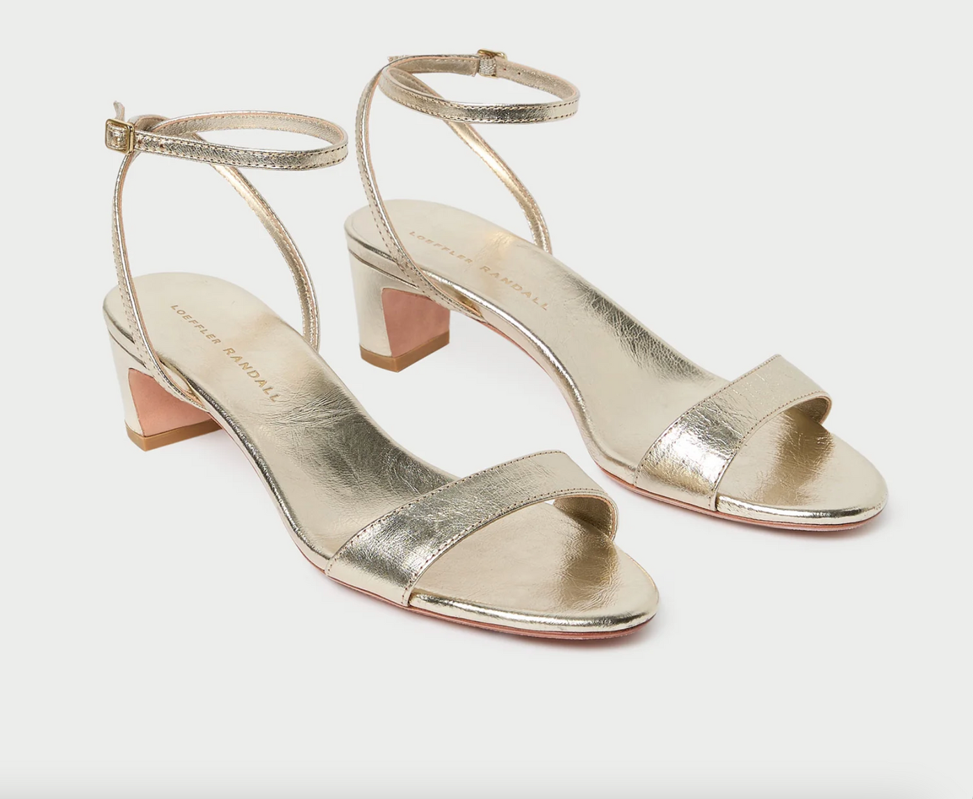 Alice Leather Sandal - Champagne