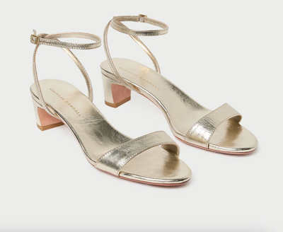 Alice Leather Sandal - Champagne