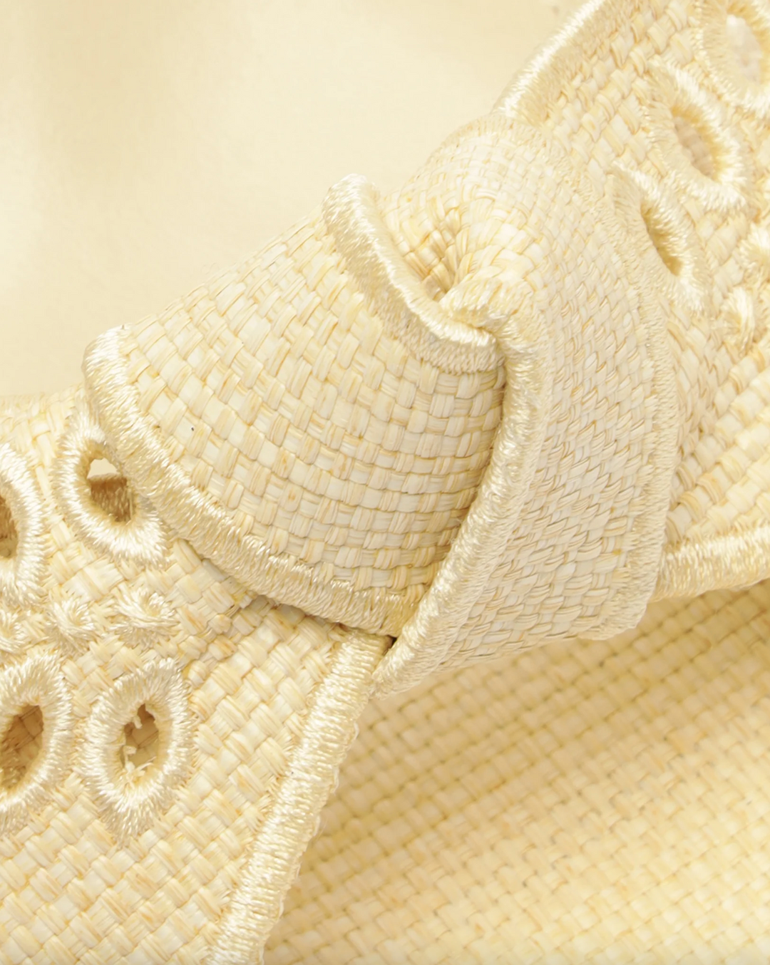 Maxi Clarita Embroidery 75mm - Creamy