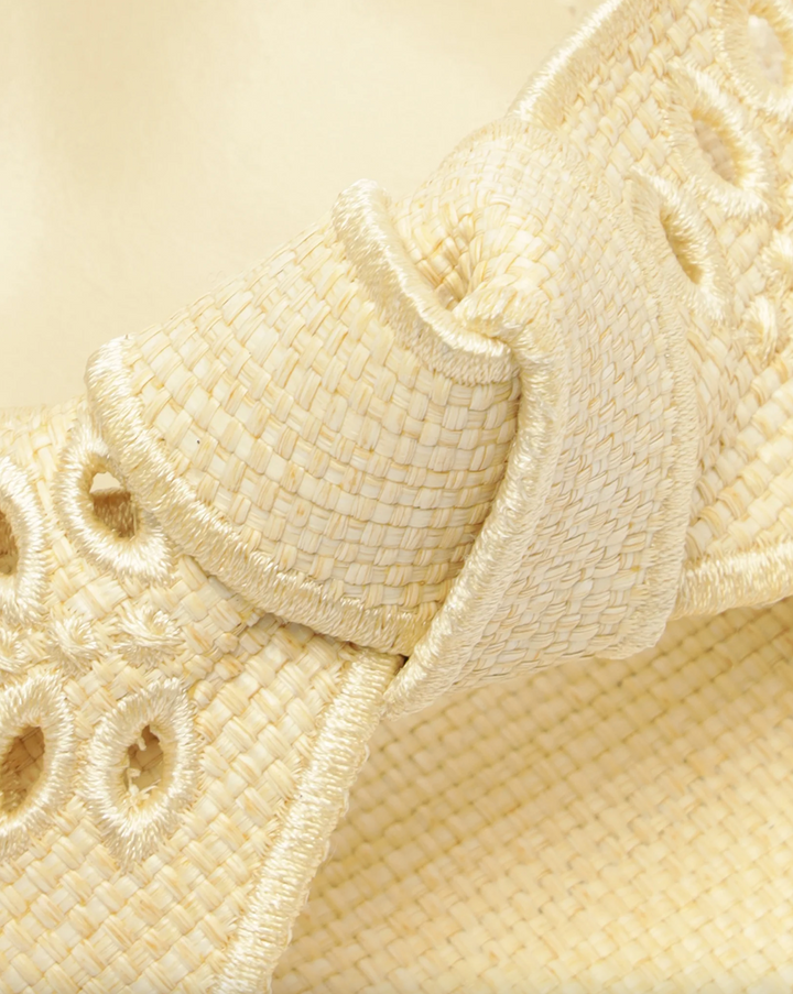 Maxi Clarita Embroidery 75mm - Creamy