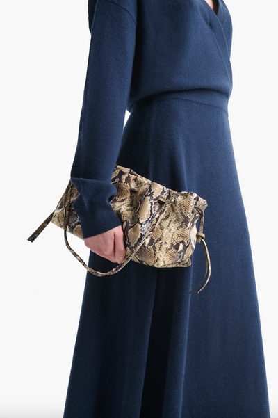 Drawstring Clutch - Phyton Macchia
