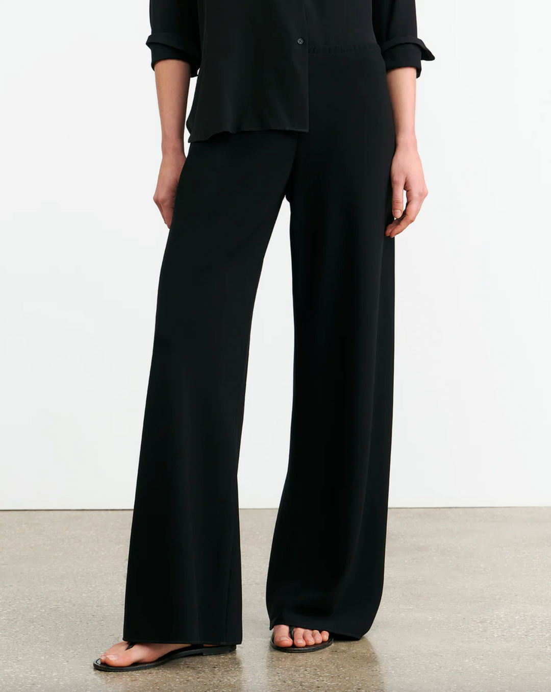 MARLOW WIDE LEG PANT - Black – Coplons