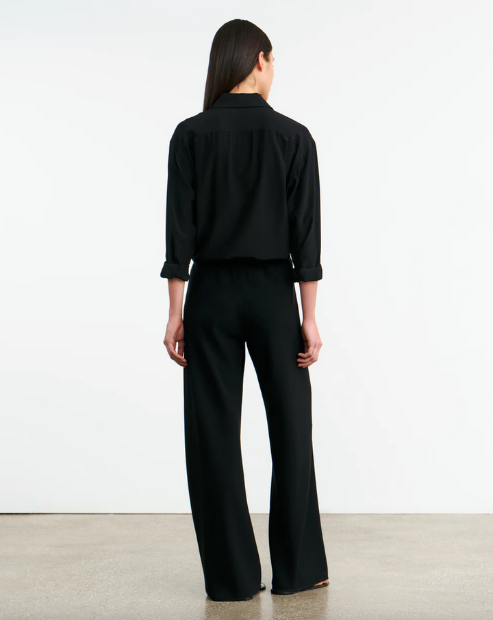 MARLOW WIDE LEG PANT - Black