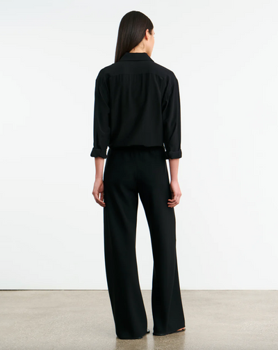 MARLOW WIDE LEG PANT - Black
