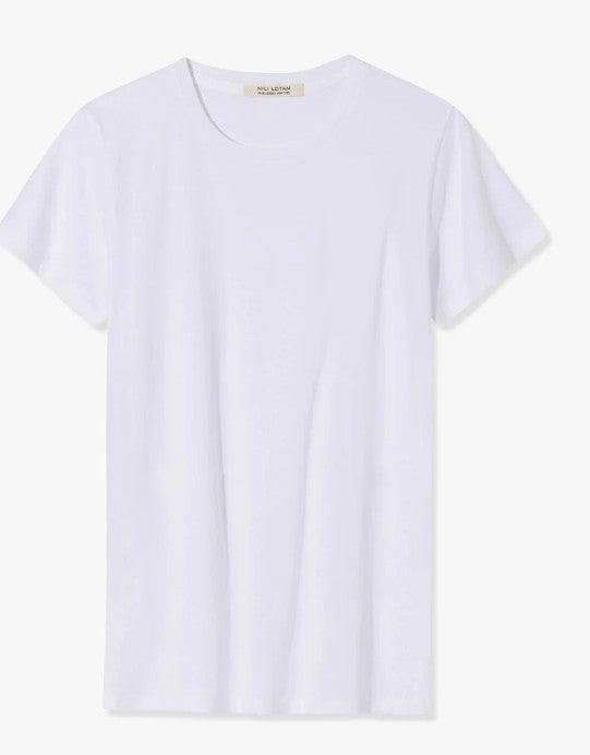 Lana Crewneck tee - White