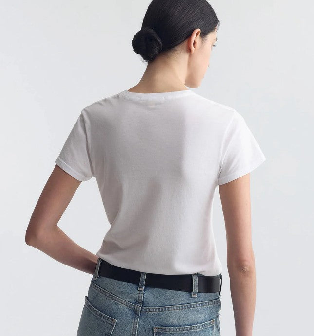 Lana Crewneck tee - White