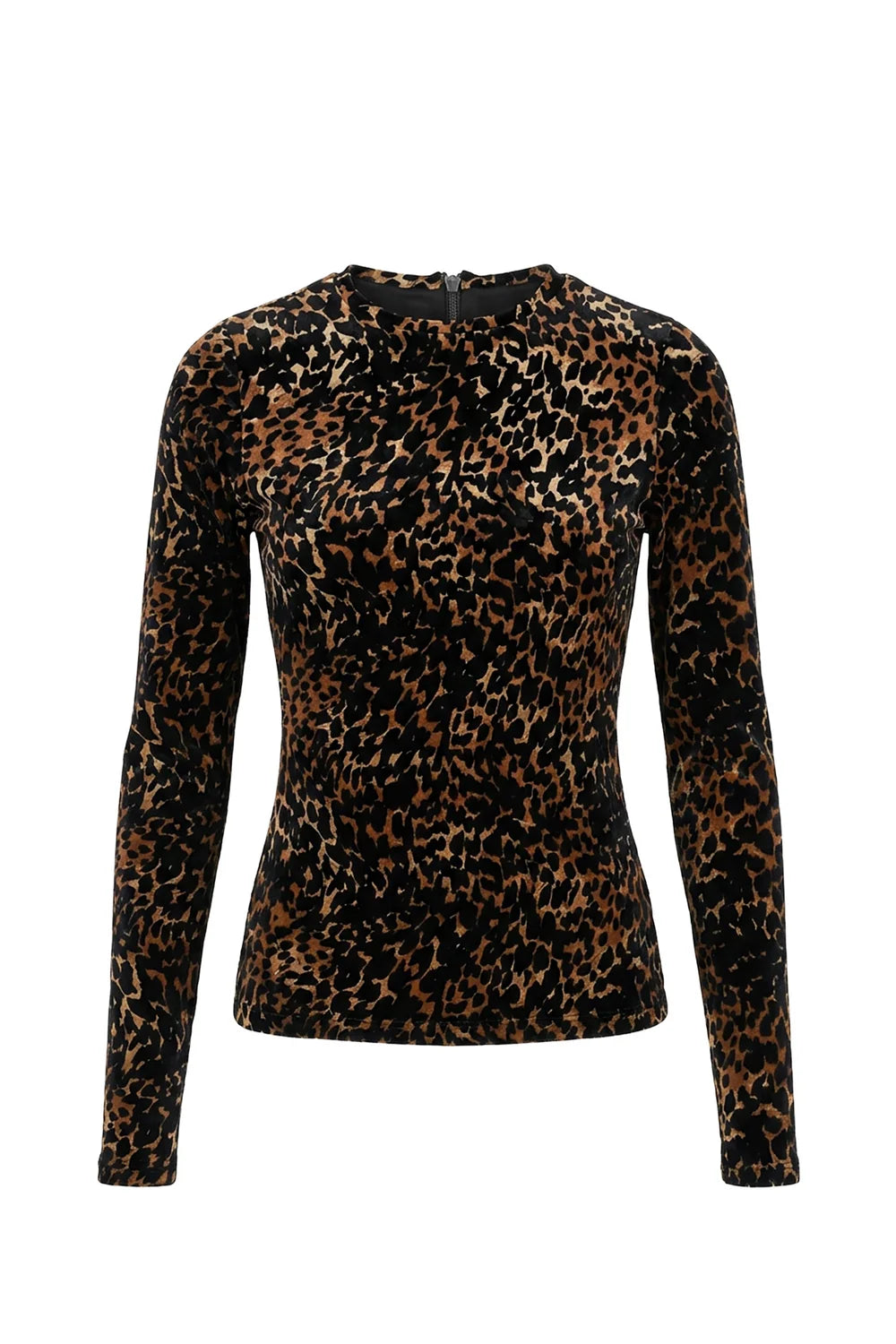 Crew Neck Tee - Animal Print