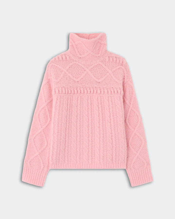Super Cloud Turtleneck - Pink