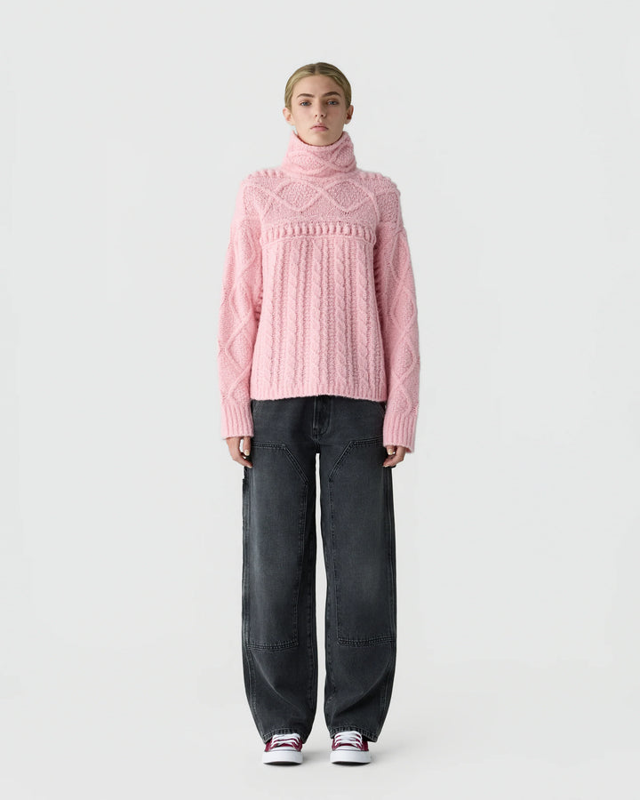 Super Cloud Turtleneck - Pink