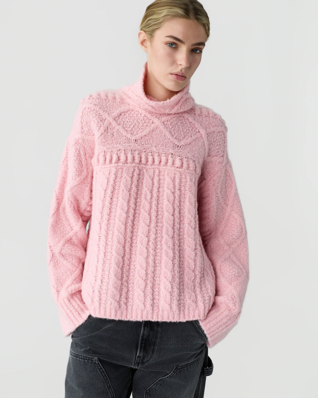 Super Cloud Turtleneck - Pink