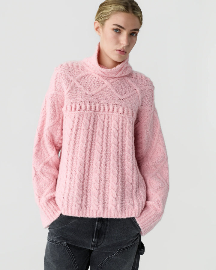 Super Cloud Turtleneck - Pink