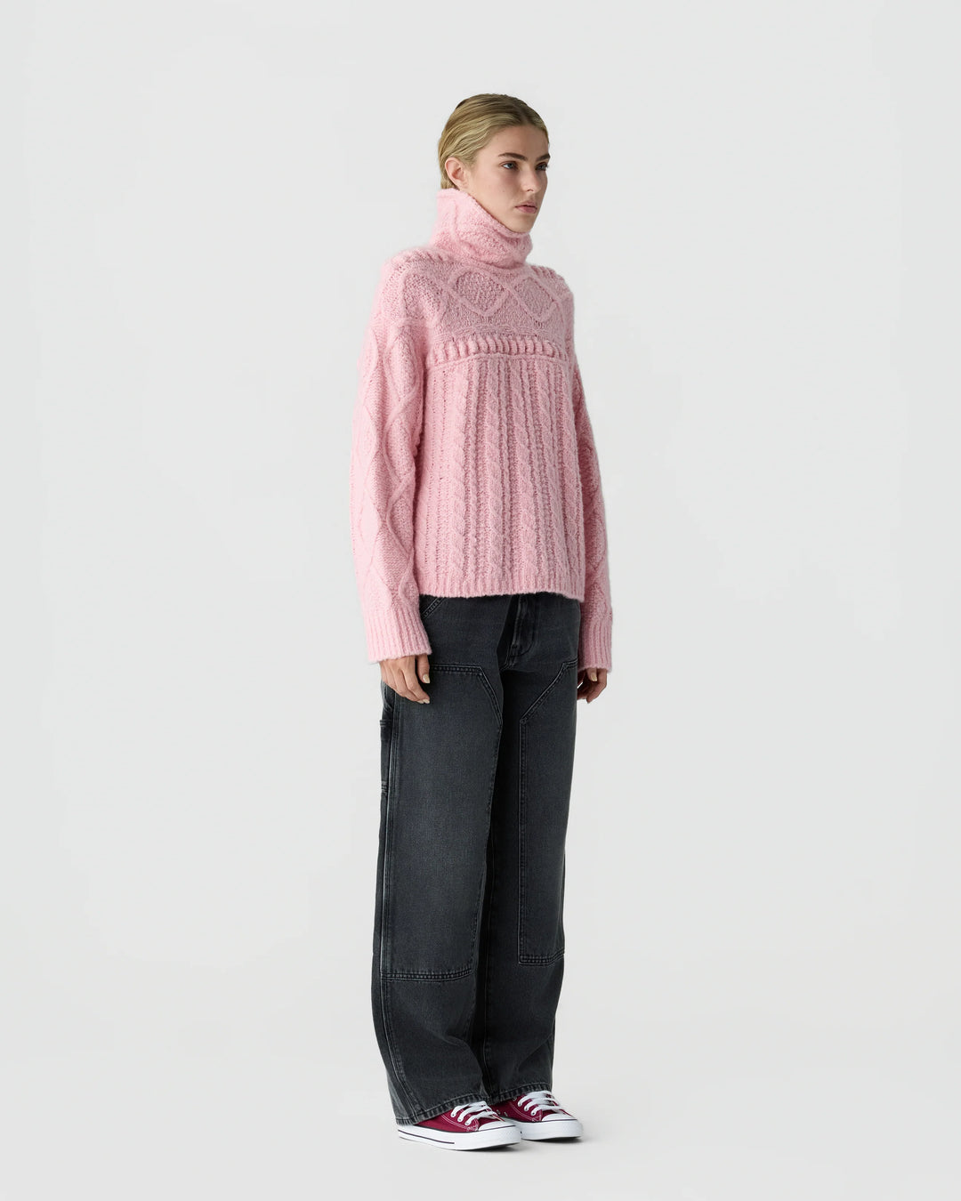 Super Cloud Turtleneck - Pink