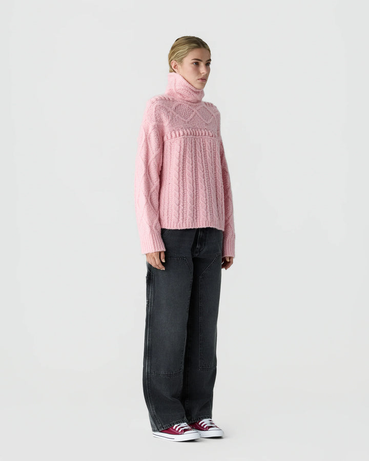 Super Cloud Turtleneck - Pink