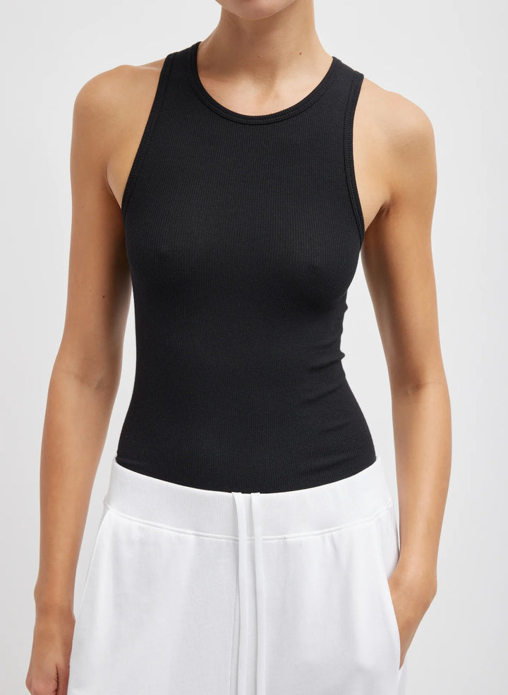 Circular Fine Rib T-Shirt Tank - More Colors Available