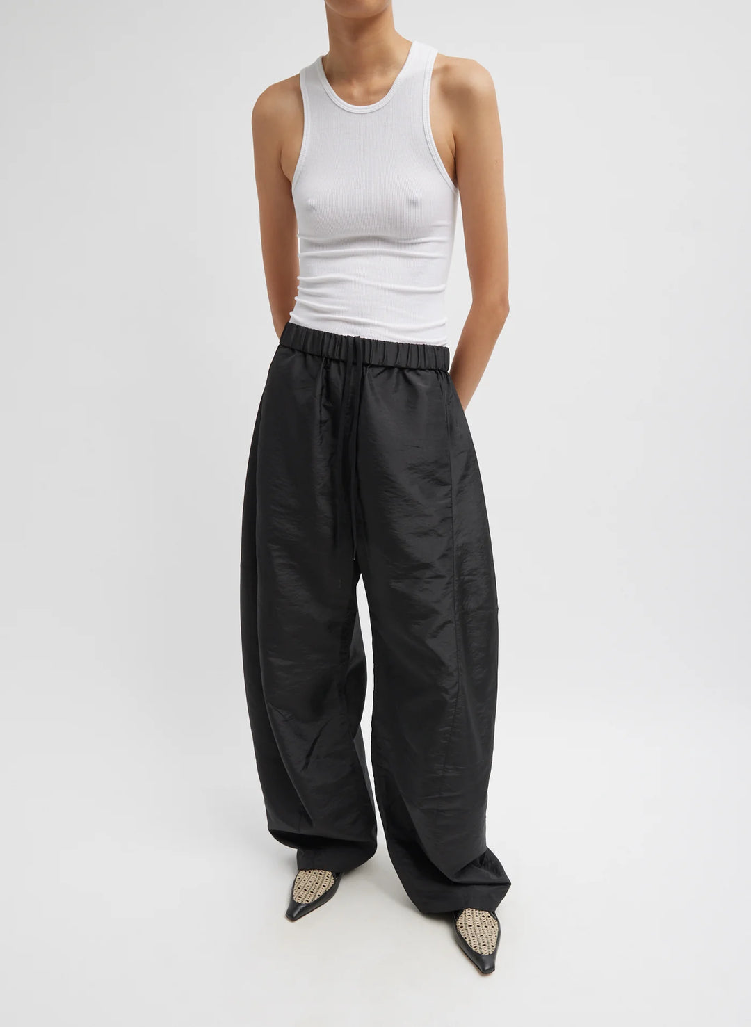 Circular Fine Rib T-Shirt Tank - More Colors Available