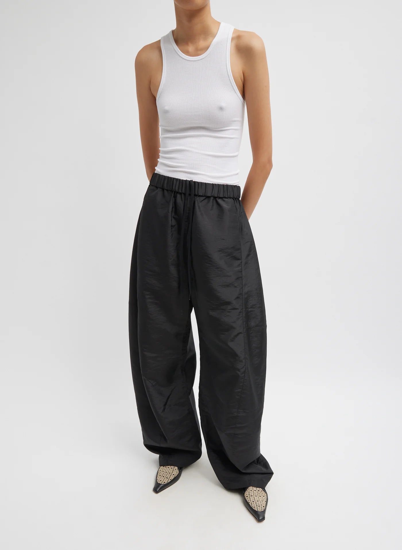 Circular Fine Rib T-Shirt Tank - More Colors Available