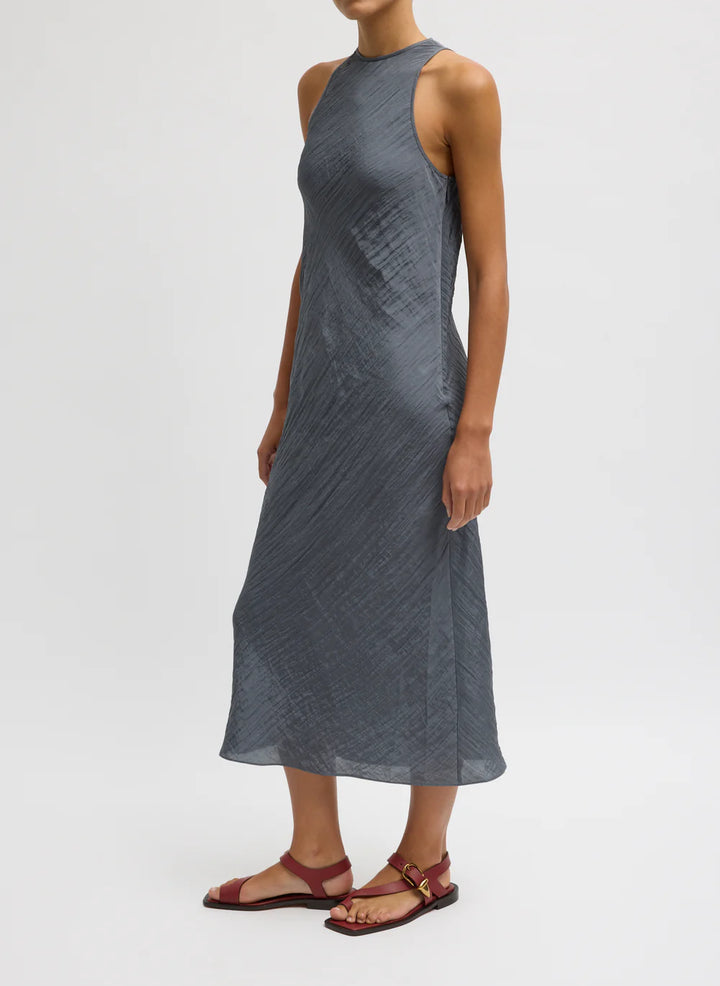 Crinkle Slip Midi Bias Dress - More Colors Available
