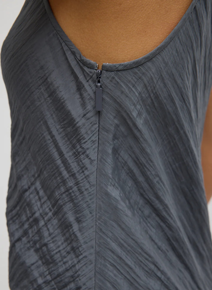 Crinkle Slip Midi Bias Dress - More Colors Available