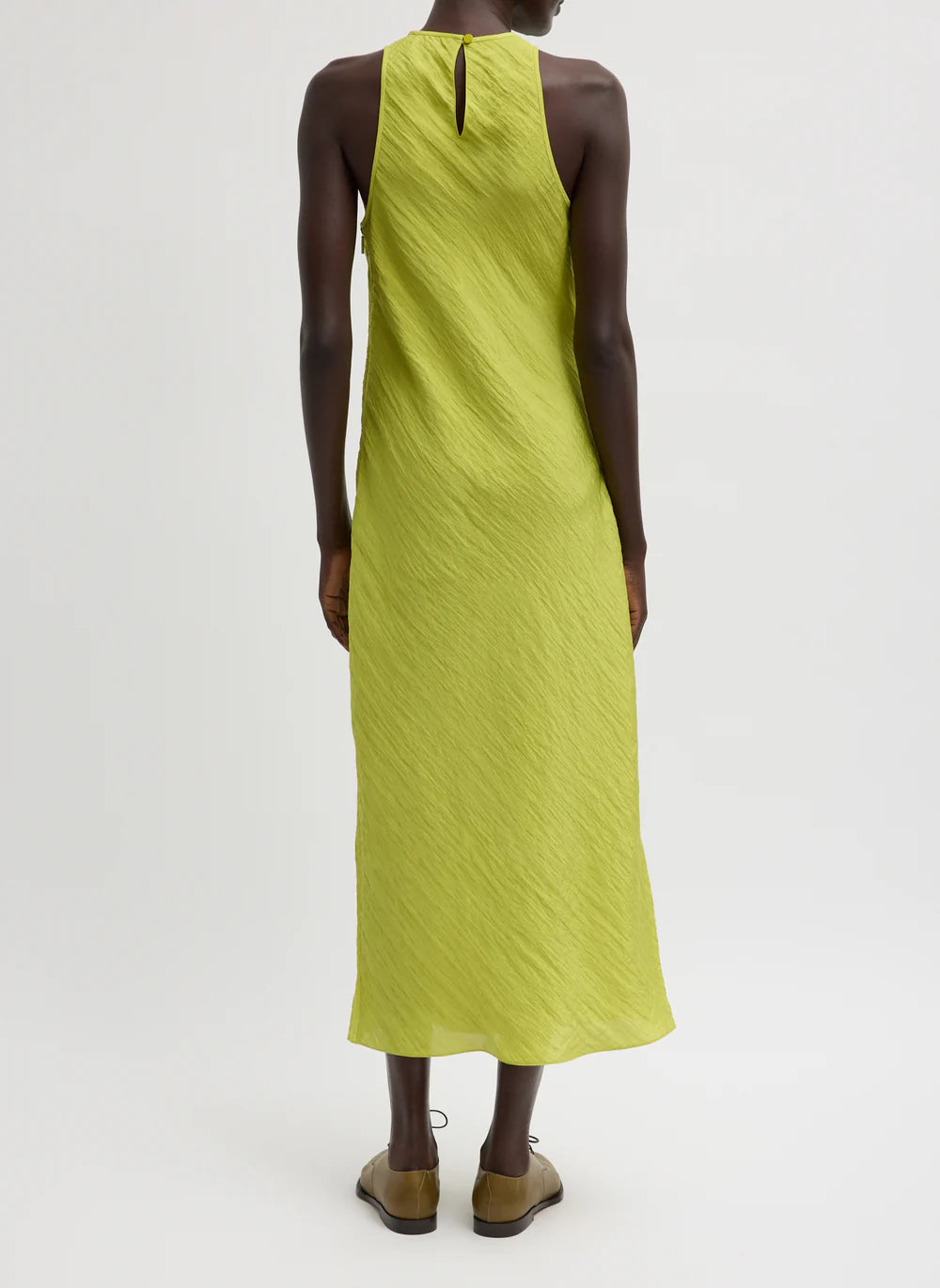 Crinkle Slip Midi Bias Dress - More Colors Available