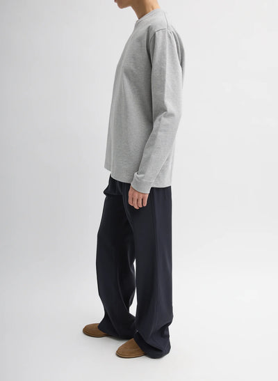 Tropical Wool Scottie Jogger - Navy