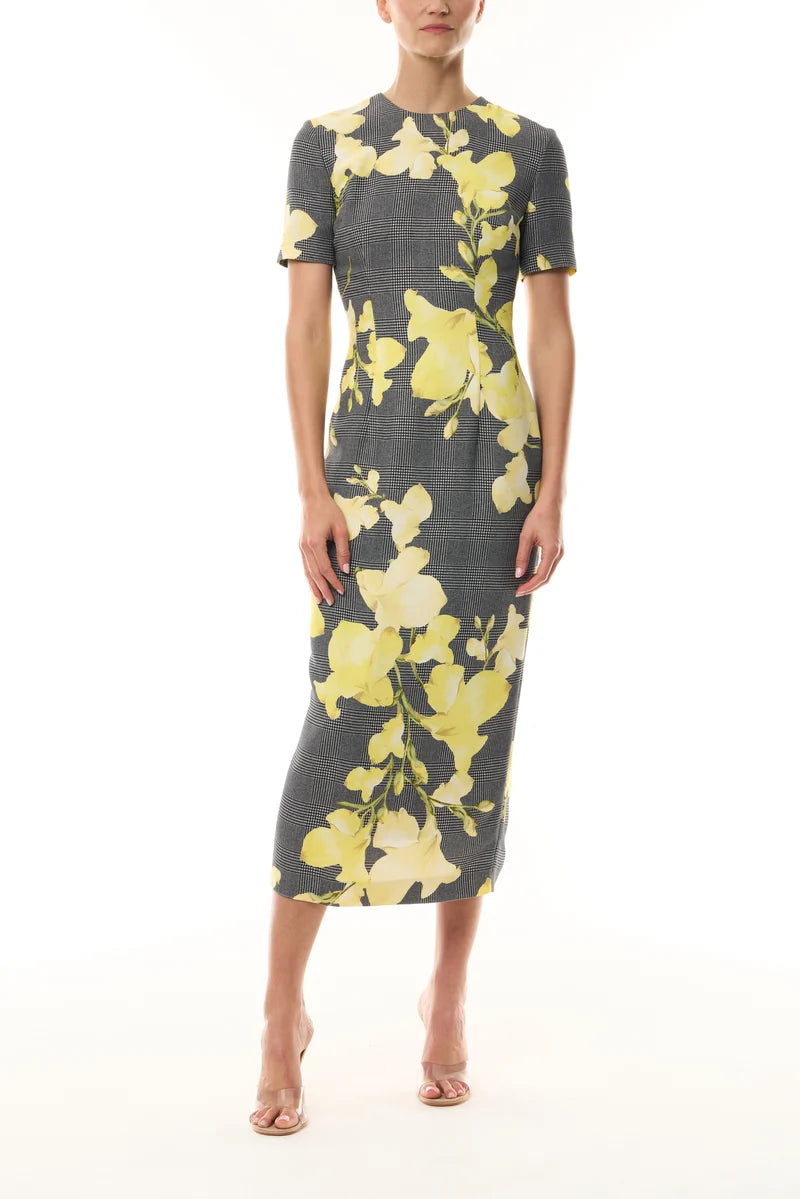 Snapdragon Plaid Sheath Dress