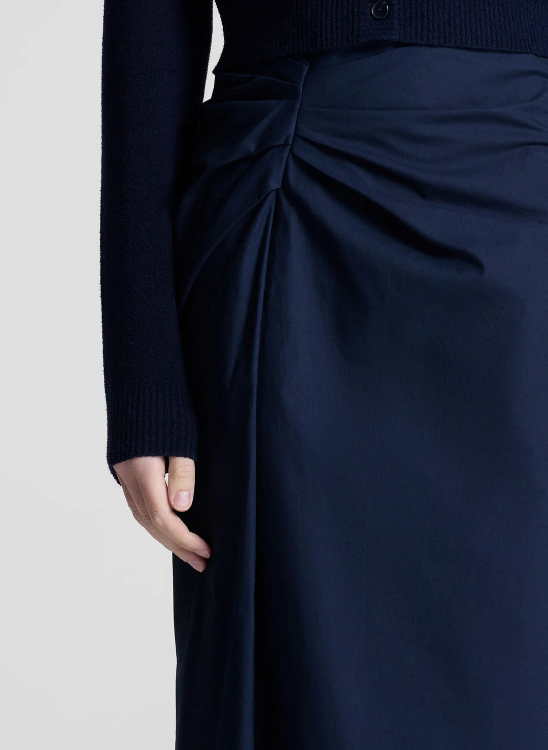 Tessa Midi Skirt - Deep Navy