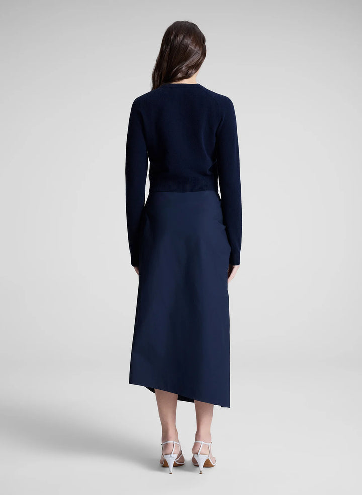 Tessa Midi Skirt - Deep Navy
