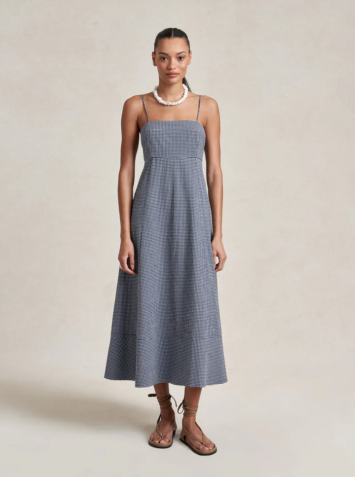 Thay Dress in Midnight & White Gingham