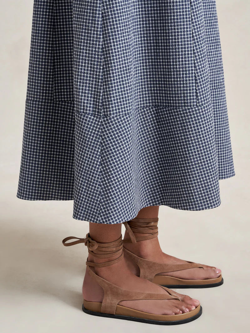 Thay Dress in Midnight & White Gingham
