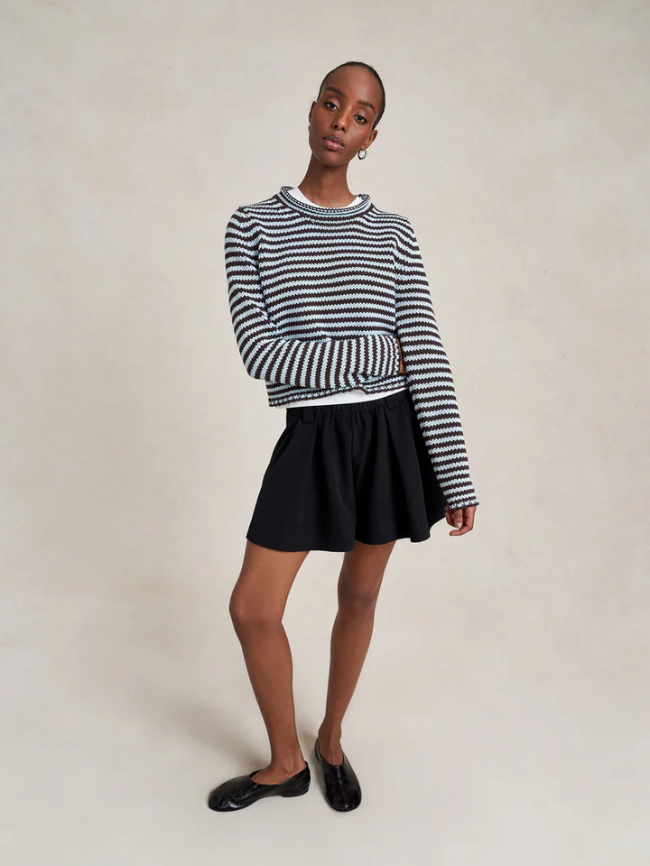 Striped Maraina Sweater - Brown/Blue
