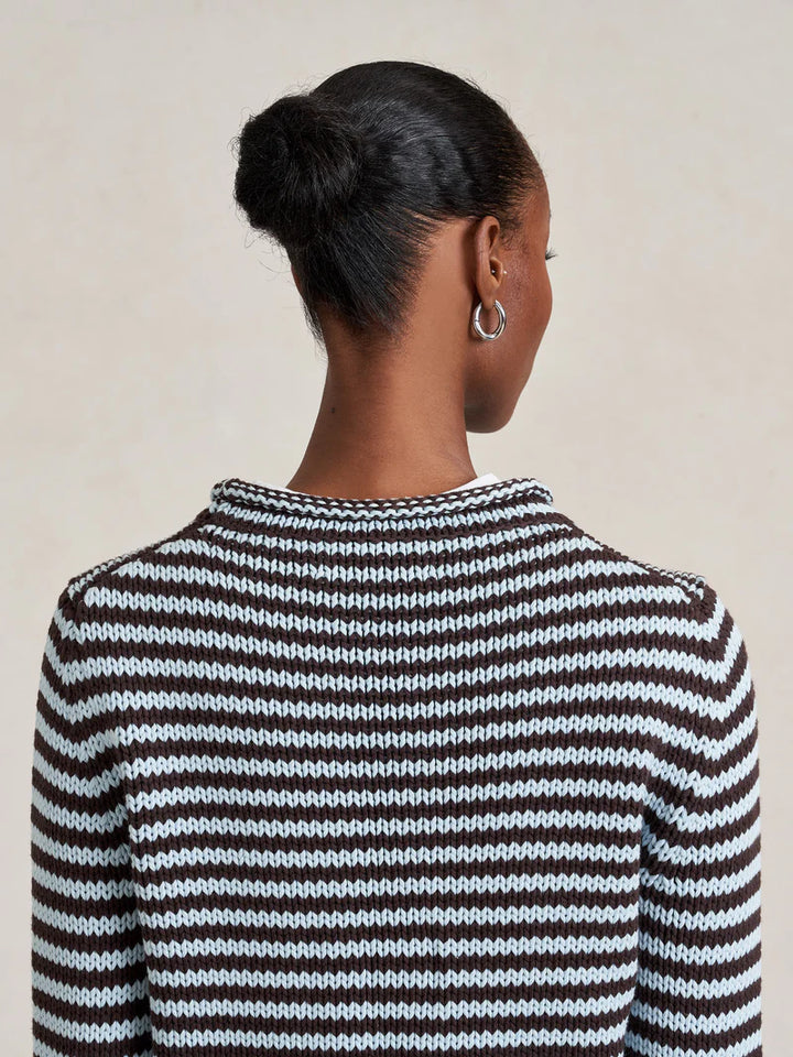 Striped Maraina Sweater - Brown/Blue