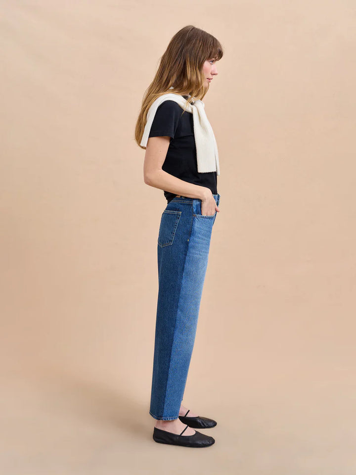 Marilyn Mid-Rise Barrel Jean - Walter/James