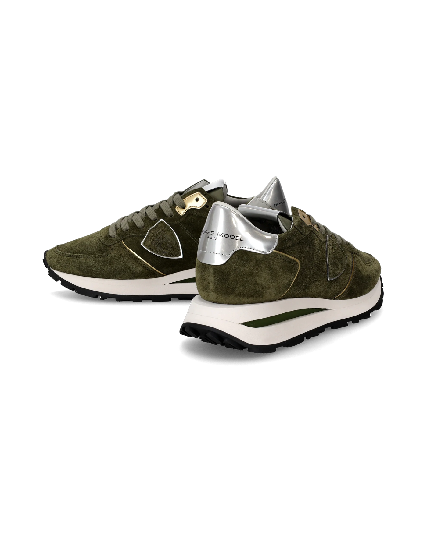Women’s Tropez Haute Low-Top Sneakers in Suede - Military