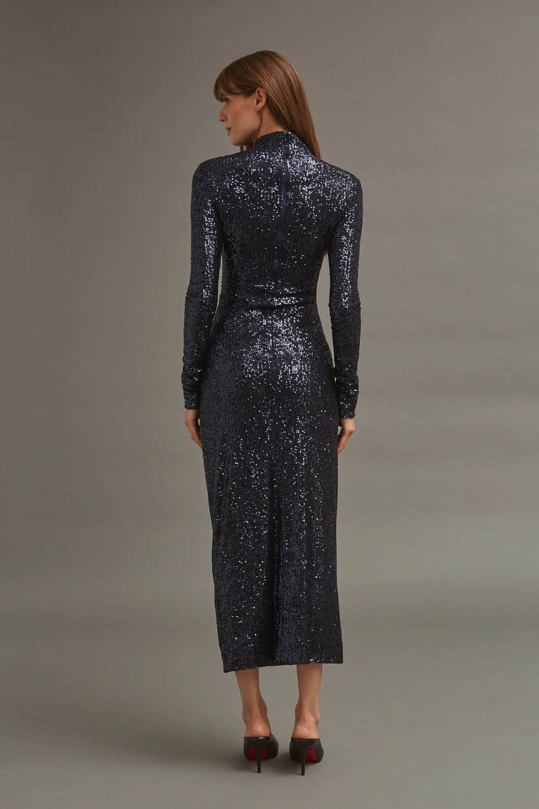 RYAN DRESS - Midnight Sequins